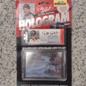 1992 Dale Earnhardt silver edition hologram in card holder